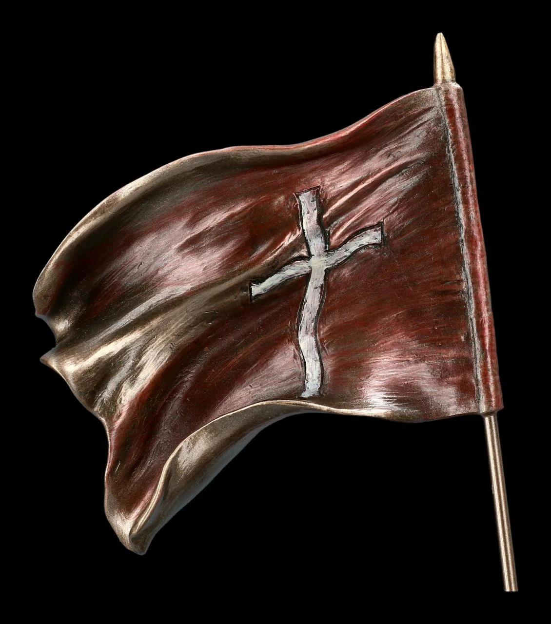 Ritter Figur - Templer Reiter Mit Flagge – Bild 8