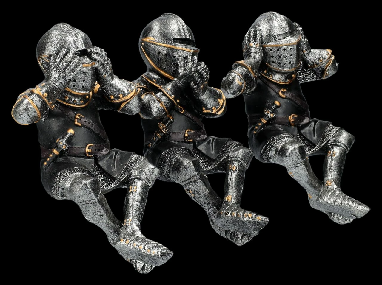 Ritter Figuren Kantenhocker - Nichts Böses – Bild 2