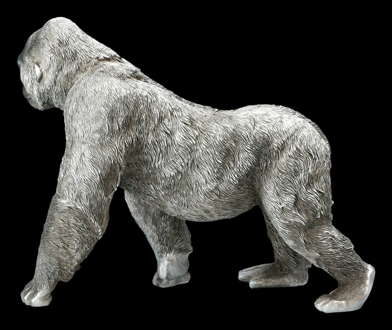 Affen Figur - Gorilla Antik Silber â Bild 5