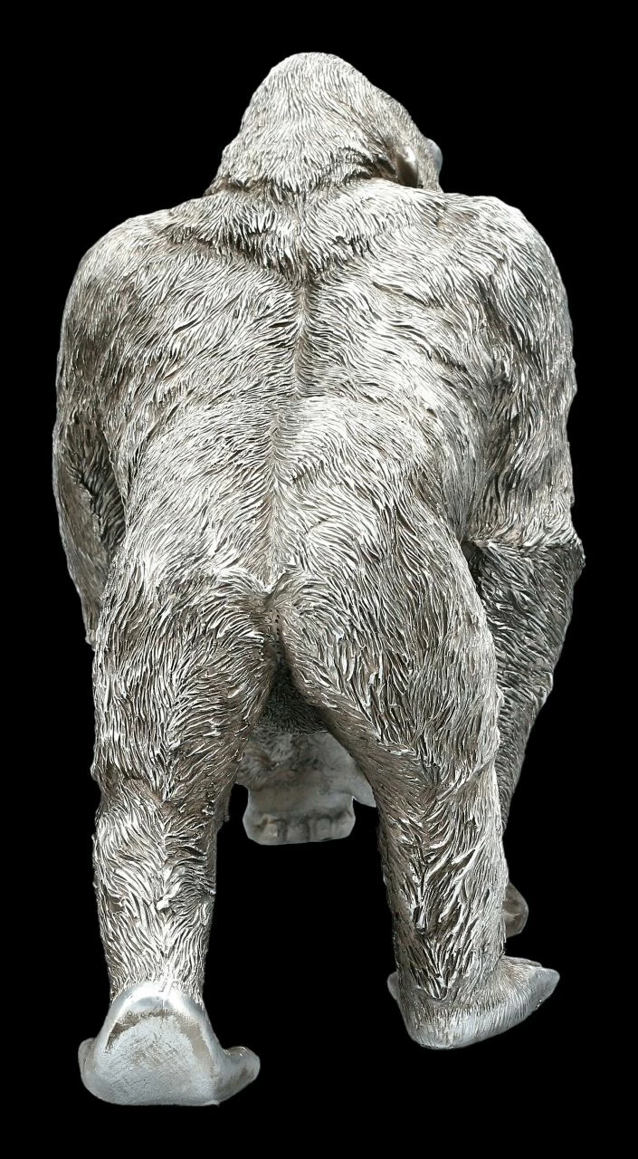 Affen Figur - Gorilla Antik Silber â Bild 6