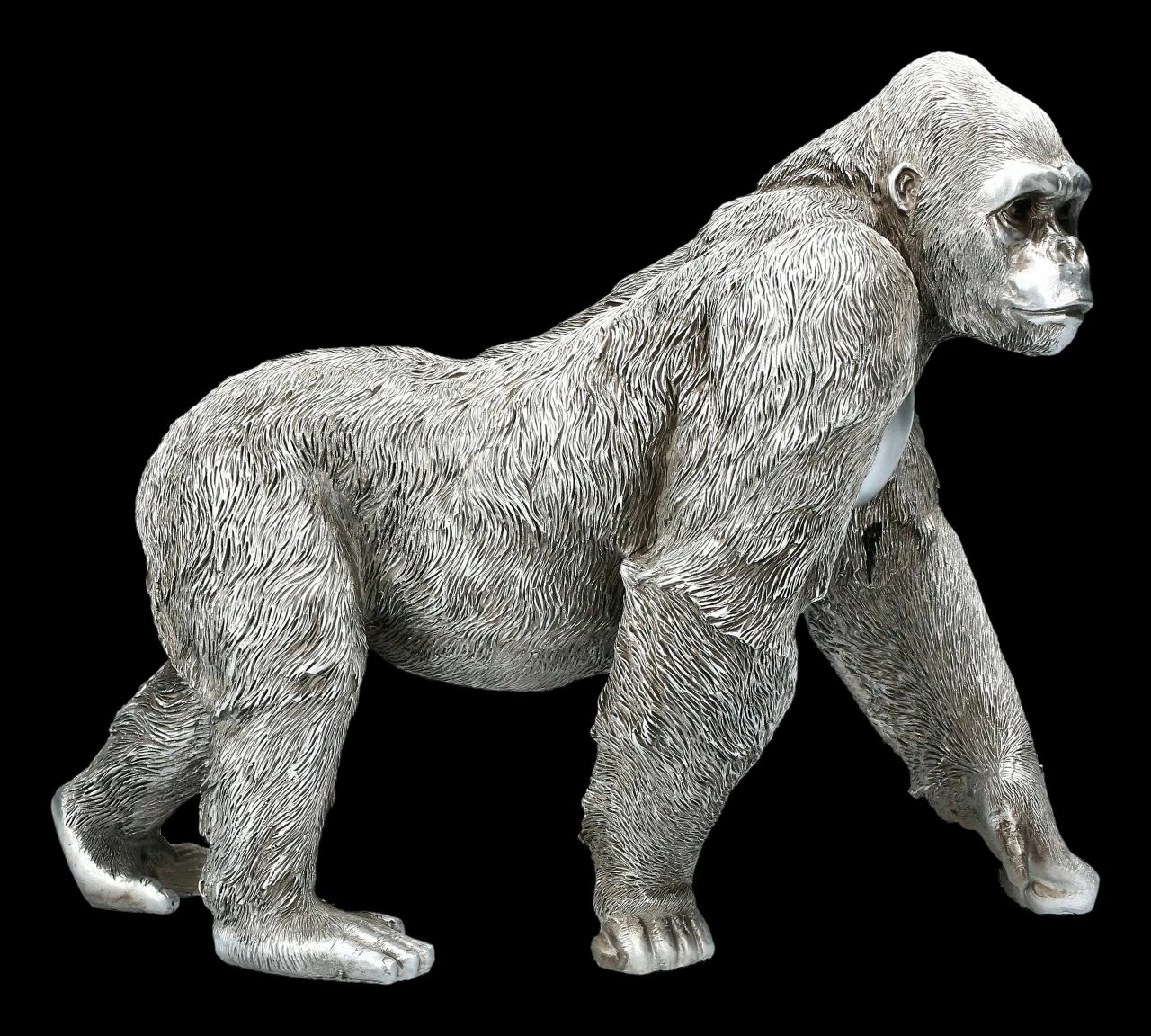 Affen Figur - Gorilla Antik Silber â Bild 2