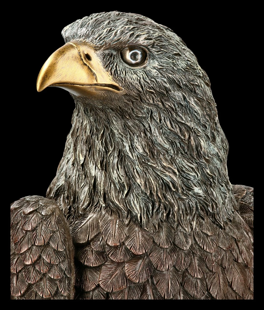 Weißkopfseeadler Figur Auf Sockel – Bild 5