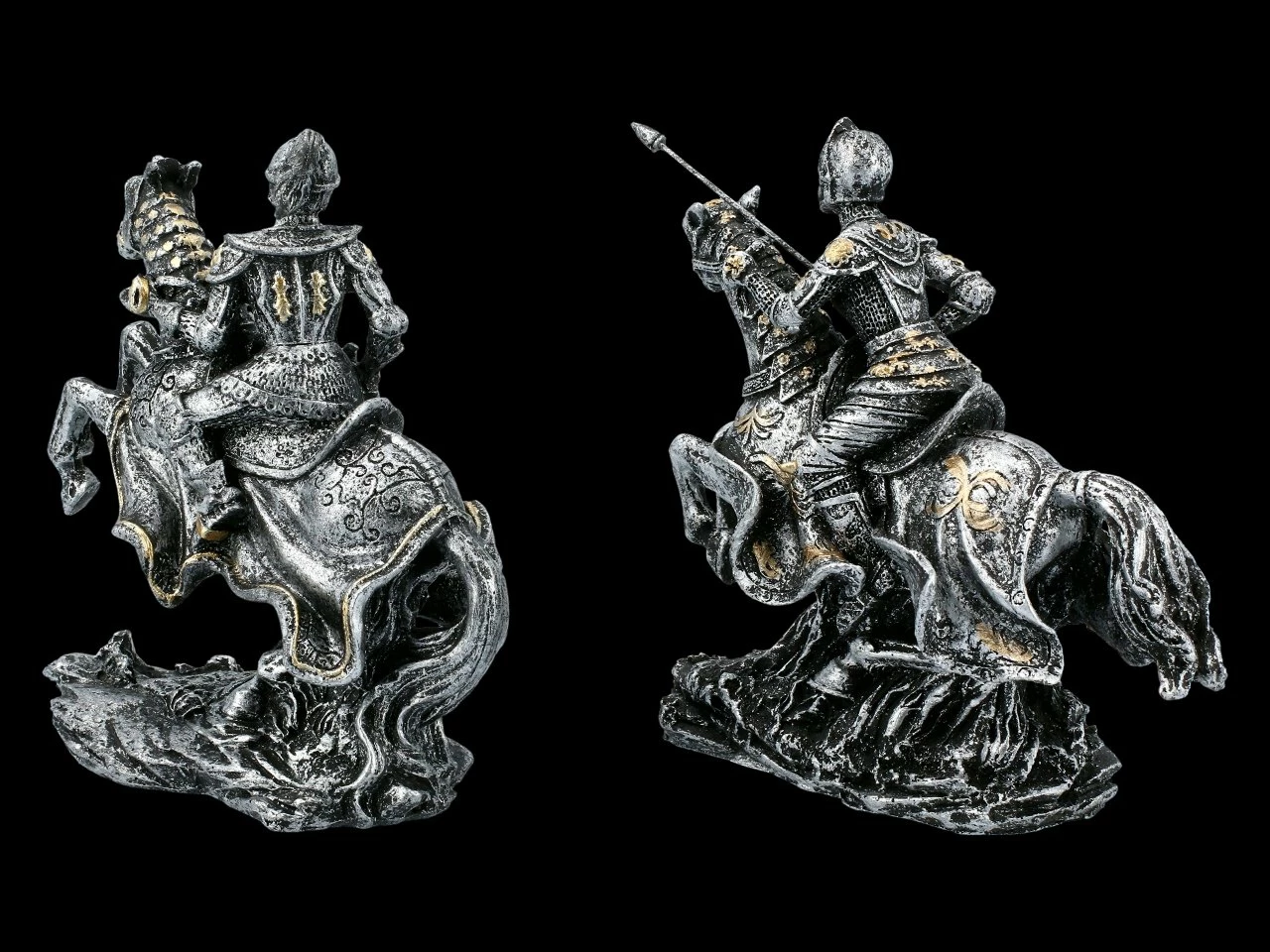 Ritter Figuren Set Auf Pferden – Bild 3