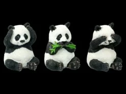 Drei Weise Panda Figuren - Nichts Böses