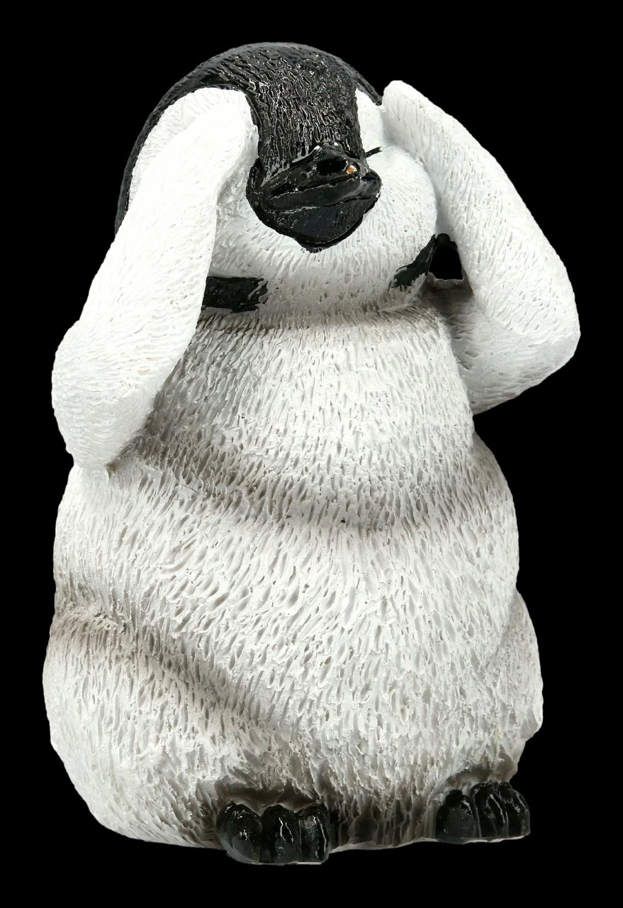 Drei Weise Pinguin Figuren - Nichts Böses – Bild 7