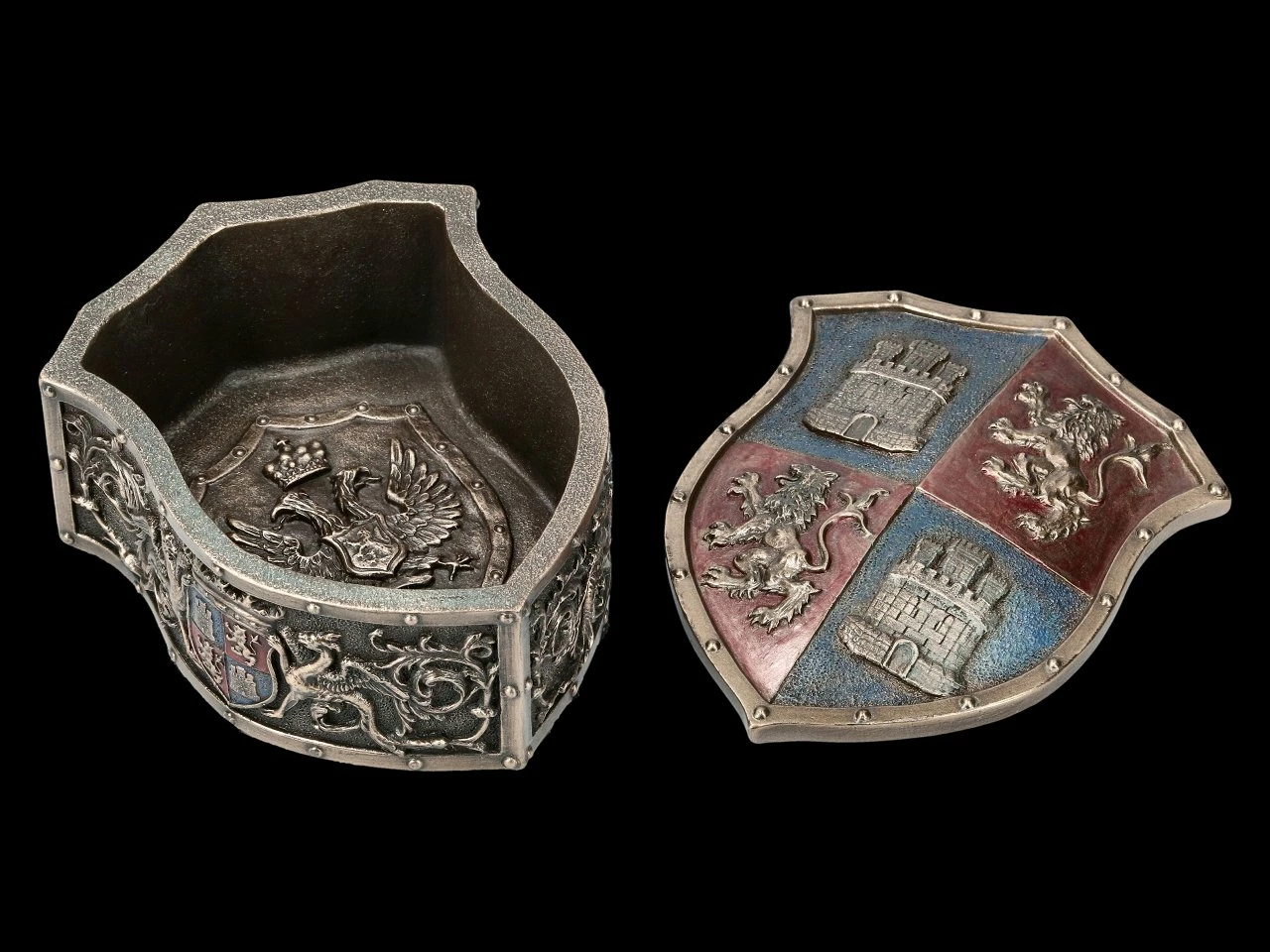 Ritter Schatulle - Löwen Wappen – Bild 3