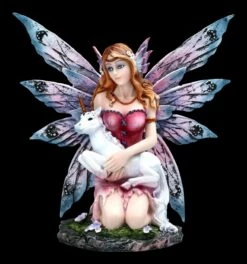 Elfen Figur - Unicora Mit Baby Einhorn