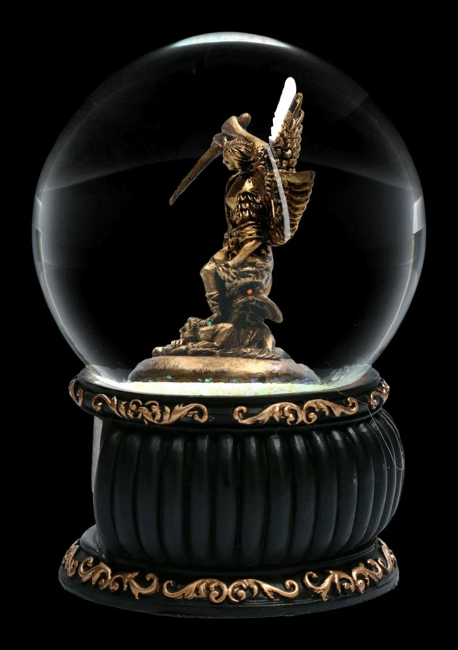 Schneekugel - Erzengel Michael – Bild 3