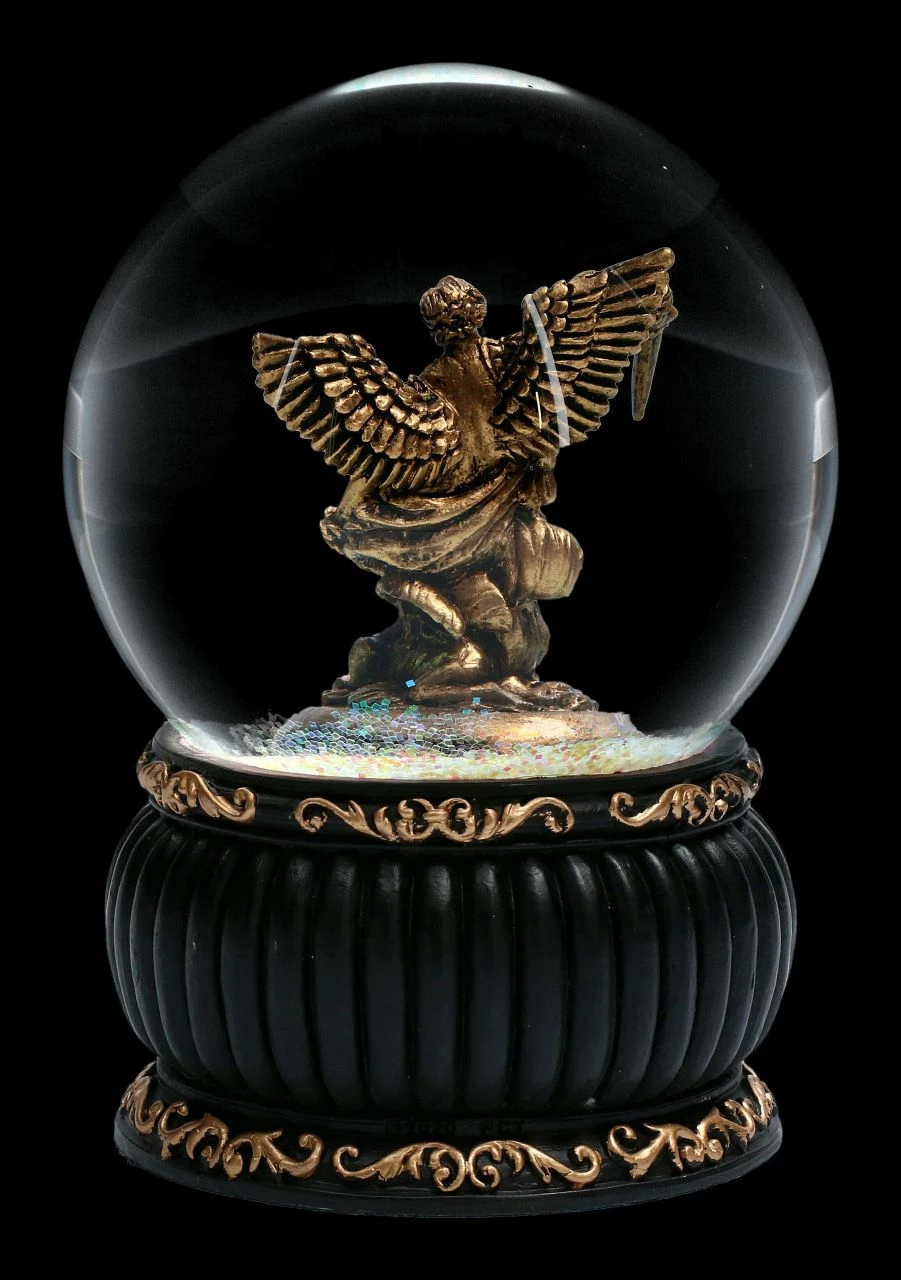 Schneekugel - Erzengel Michael – Bild 4
