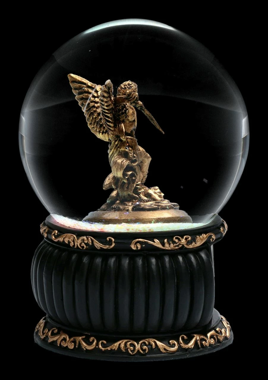 Schneekugel - Erzengel Michael – Bild 5