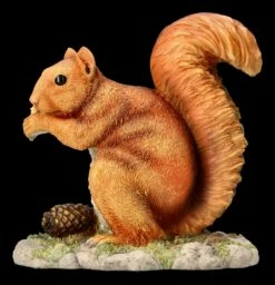 Eichhörnchen Figur Beim Fressen