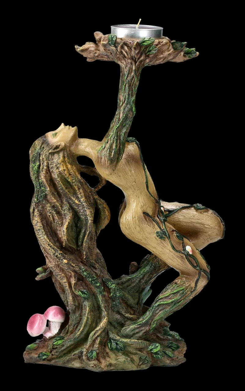 Teelichthalter - Baum Ent Lady Birch