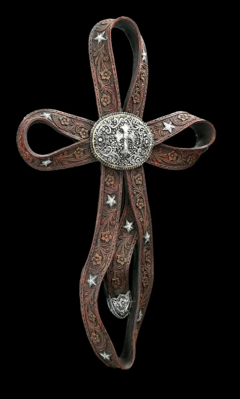 Western Kruzifix In Gürtel Design – Bild 3
