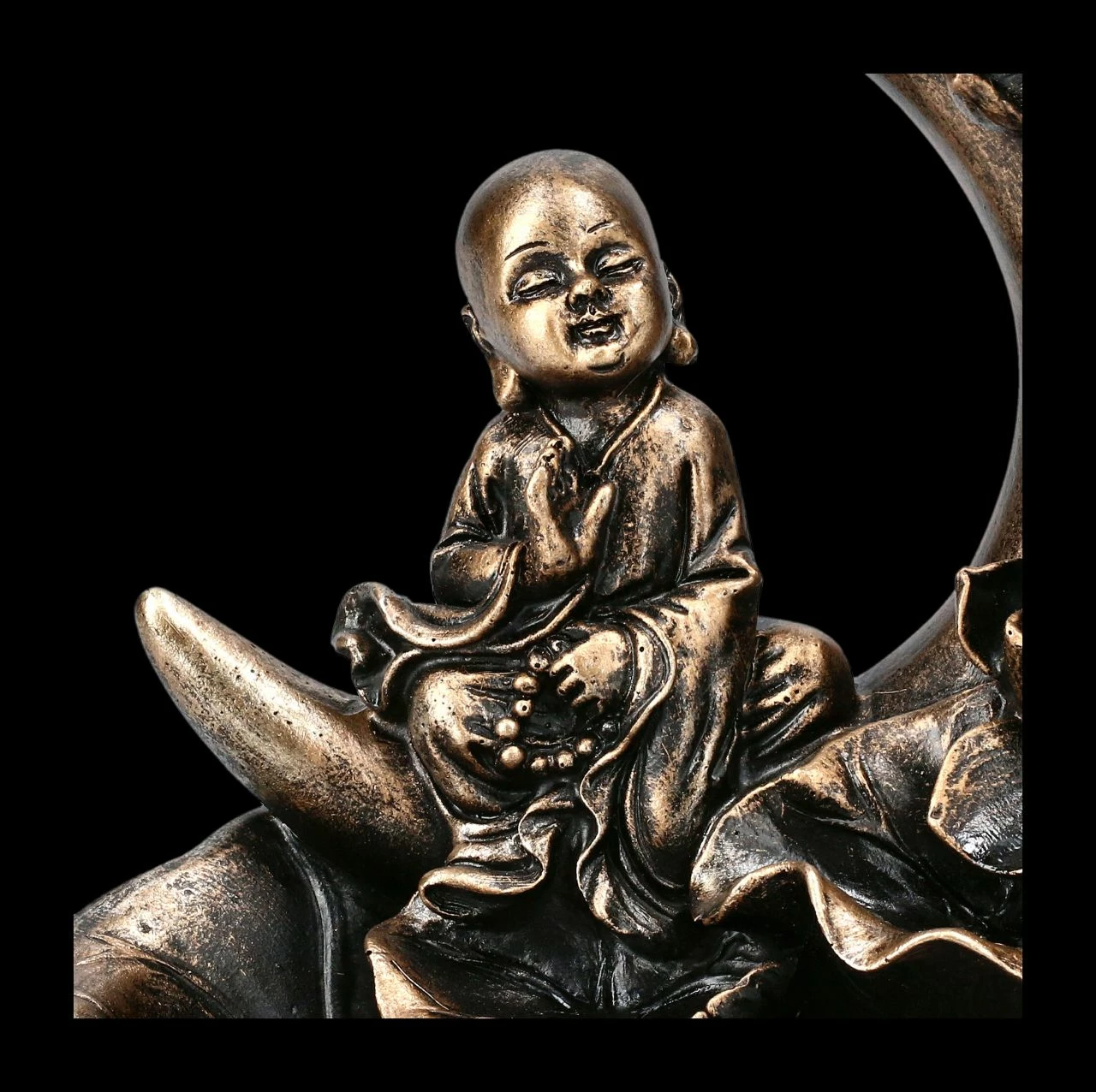 Backflow Räucherhalter - Buddha In Halbmond – Bild 7