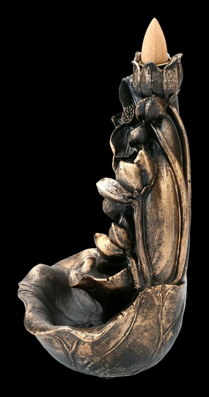 Backflow Räucherhalter - Buddha In Halbmond – Bild 5