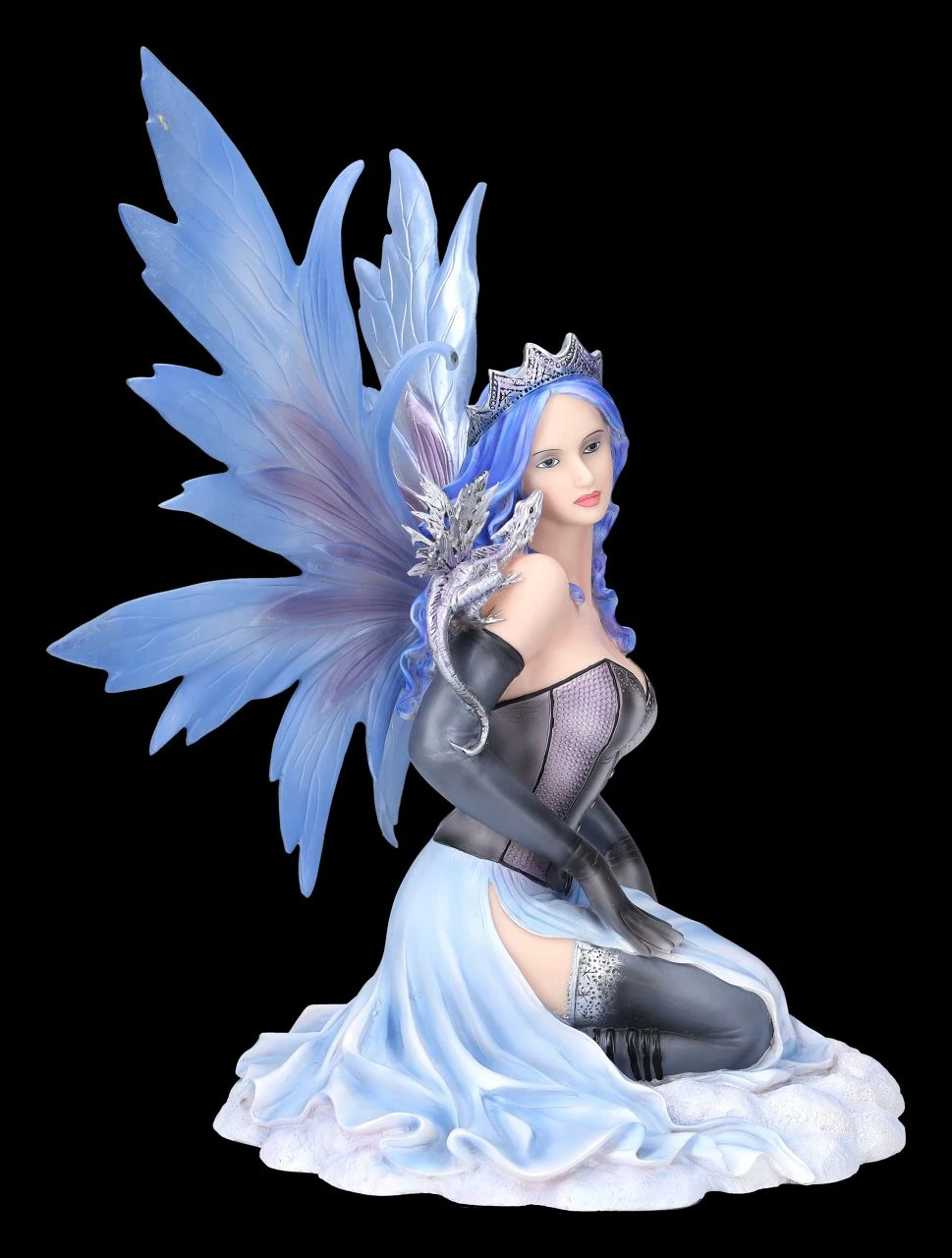 Elfenfigur - Himmlische Vanda Mit Kleinem Drachen – Bild 2