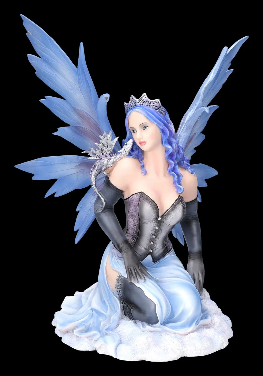 Elfenfigur - Himmlische Vanda Mit Kleinem Drachen – Bild 6