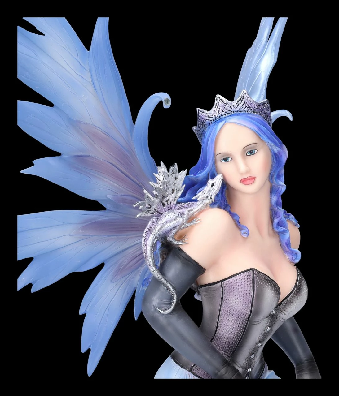 Elfenfigur - Himmlische Vanda Mit Kleinem Drachen – Bild 8