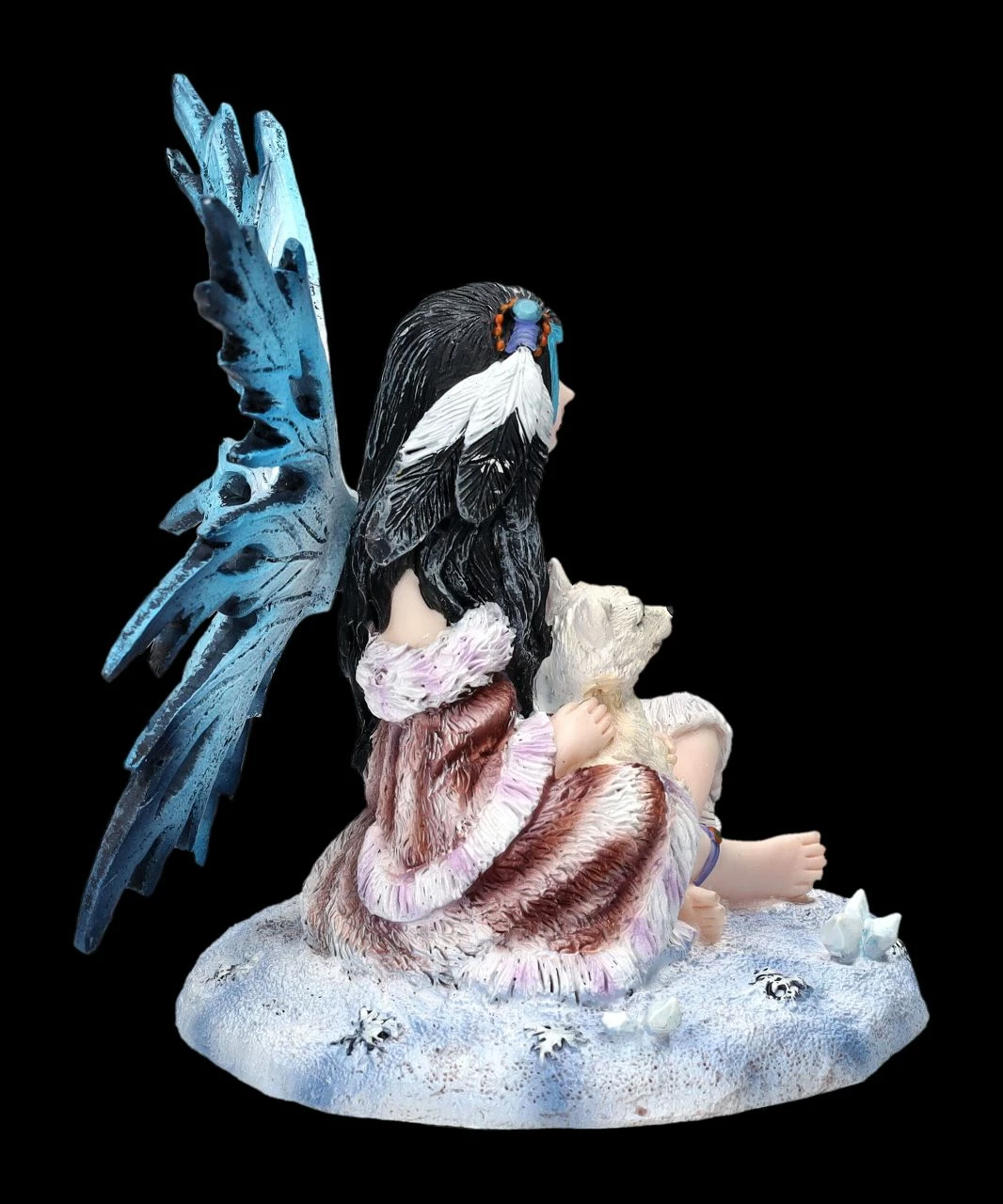 Elfenfigur - Polara Mit Babywolf – Bild 5