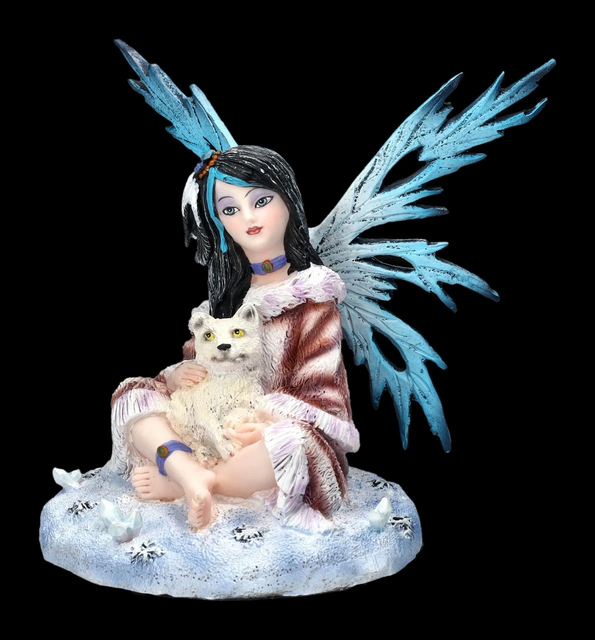 Elfenfigur - Polara Mit Babywolf – Bild 6