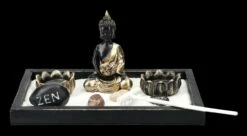 Buddha Figur Mit Zen Garten Set