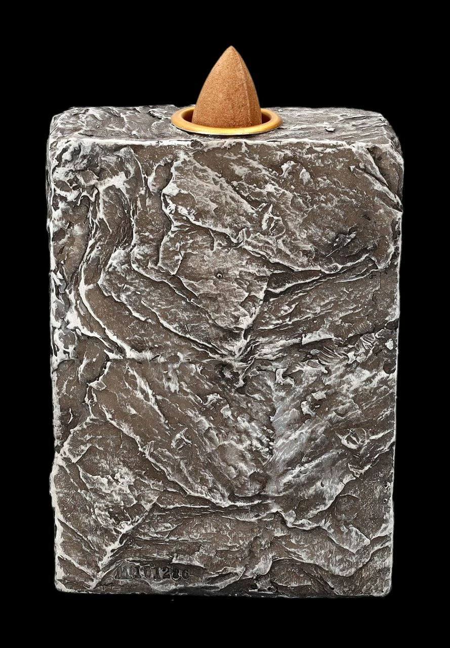 Backflow Räucherhalter - Buddha Kopf Säule – Bild 5