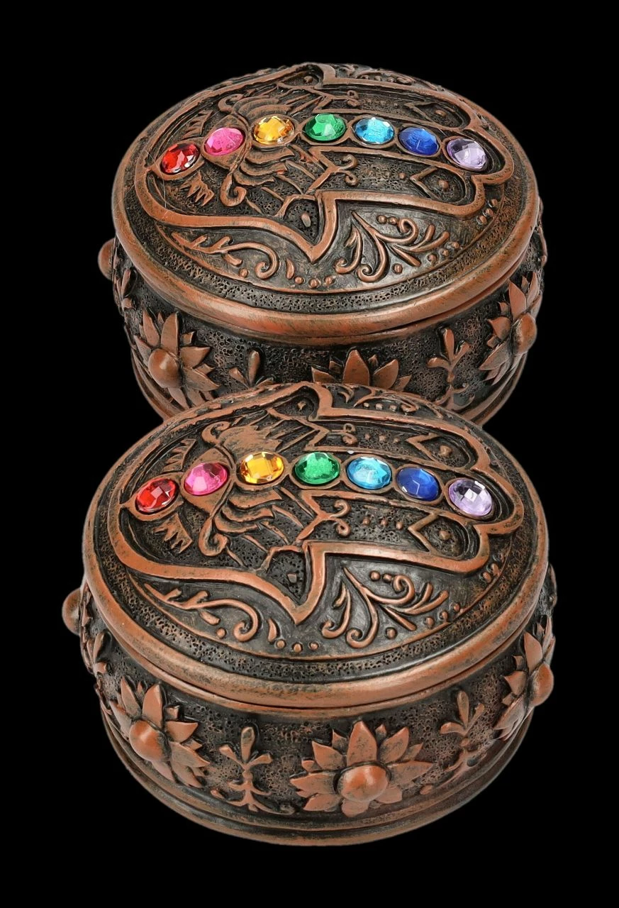 Schatullen 2er Set - Hamsa Chakra – Bild 6