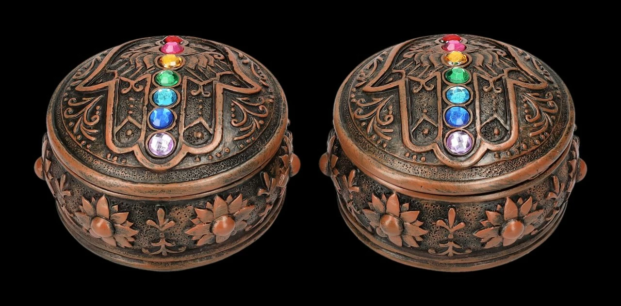 Schatullen 2er Set - Hamsa Chakra – Bild 7