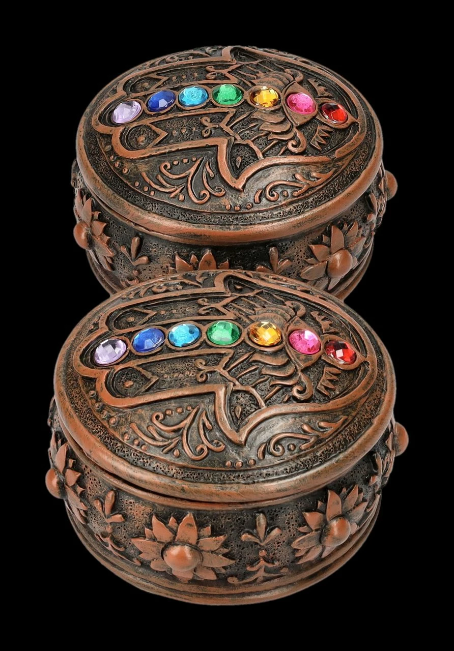 Schatullen 2er Set - Hamsa Chakra – Bild 8