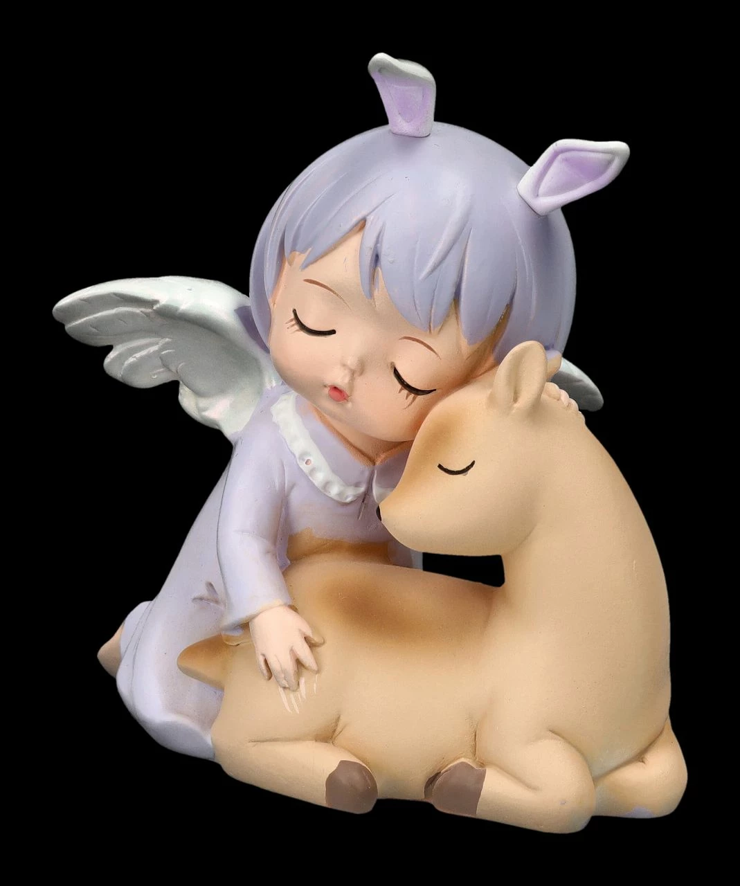 Dekofigur - Schlafendes Engelchen Mit Reh – Bild 6