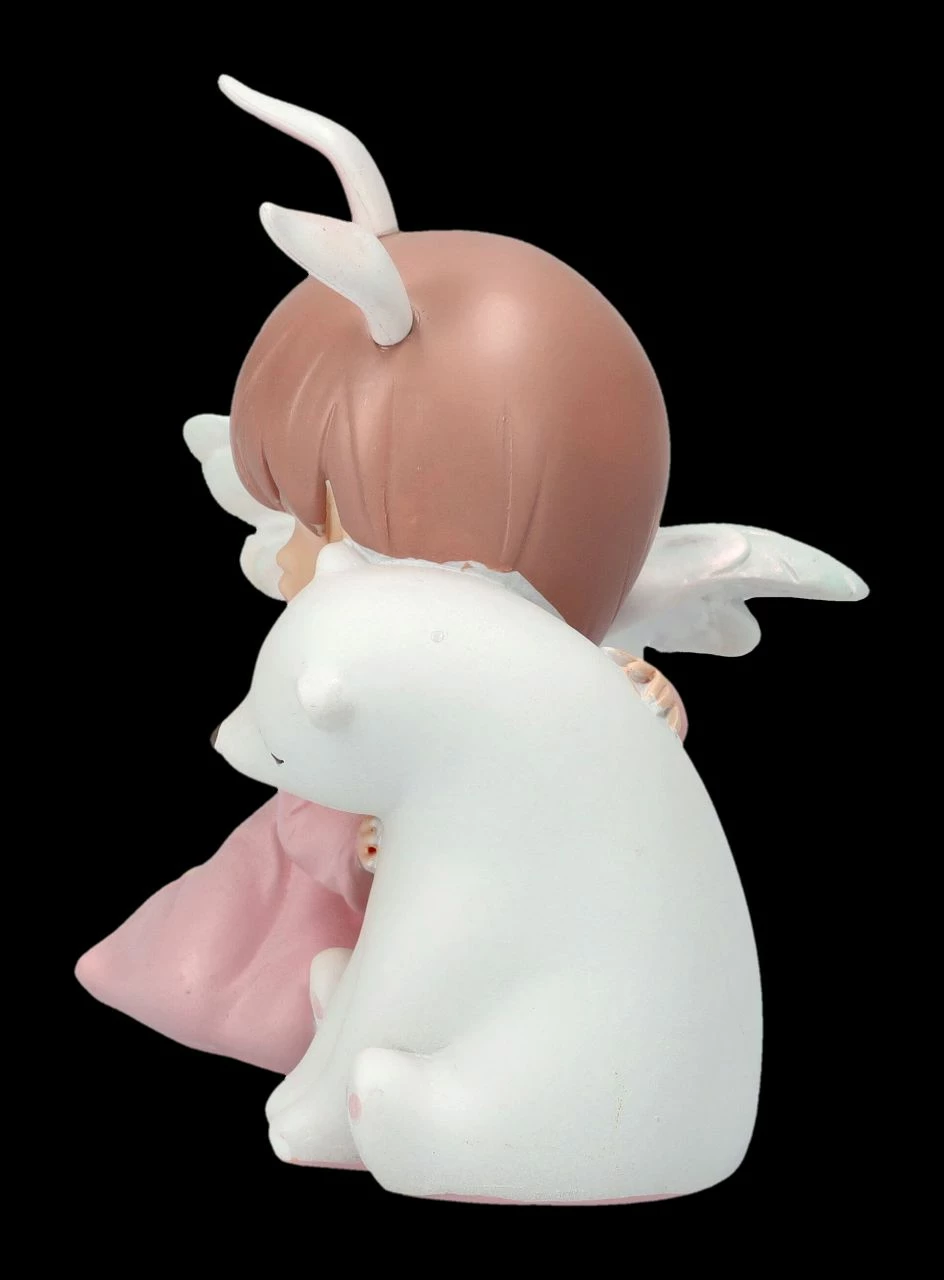 Dekofigur - Schlafendes Engelchen Mit Eisbär – Bild 3