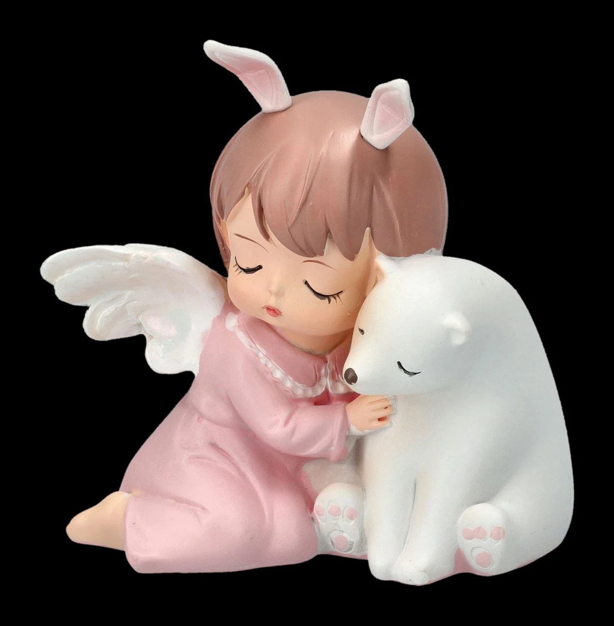 Dekofigur - Schlafendes Engelchen Mit Eisbär – Bild 6