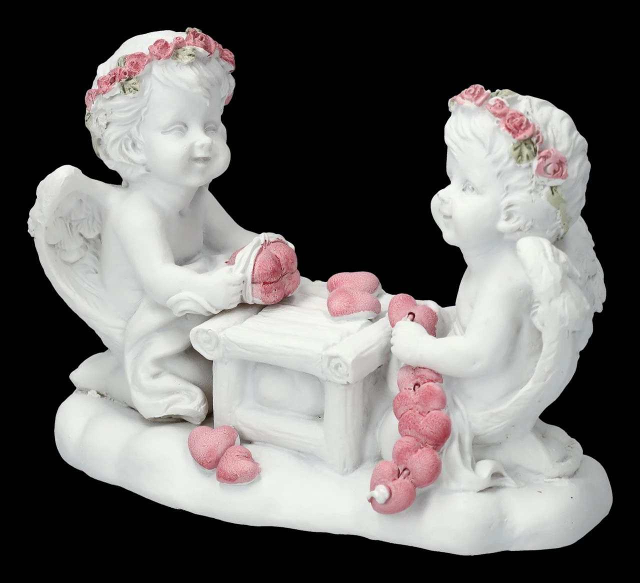 Engel Figuren - Putten Basteln Mit Herzen – Bild 3