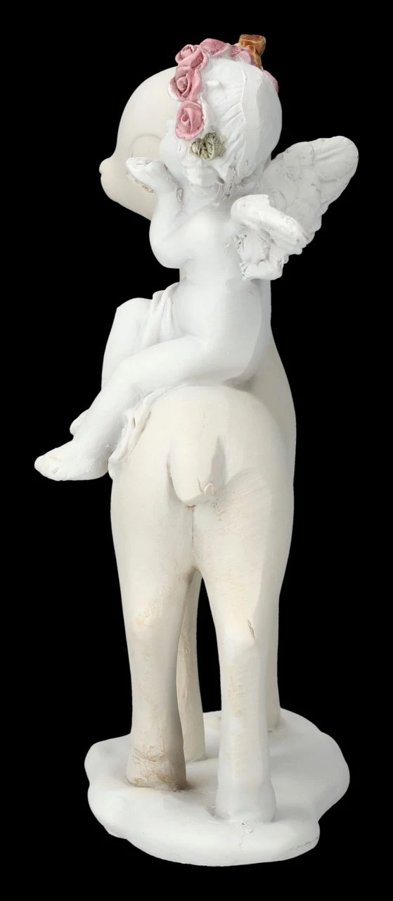 Engel Figur - Putte Auf Reh â Bild 3