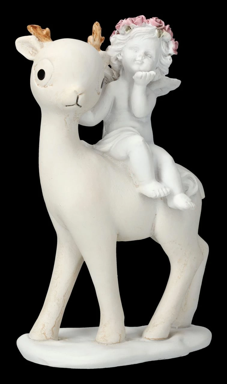Engel Figur - Putte Auf Reh â Bild 2