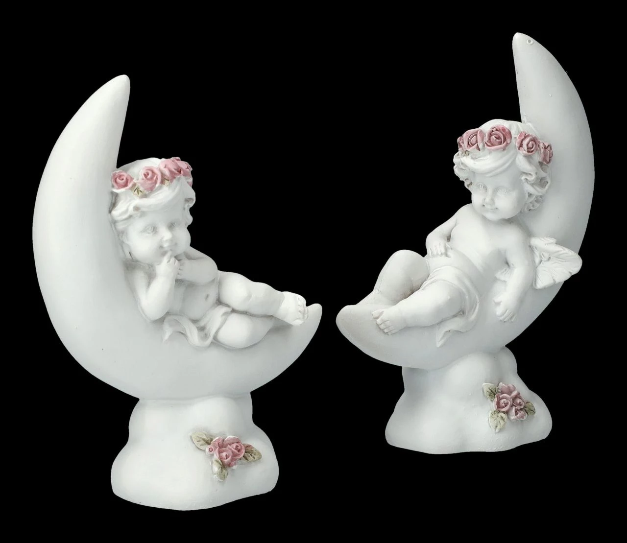 Engel Figuren - Putten Auf Monden 2er Set â Bild 2