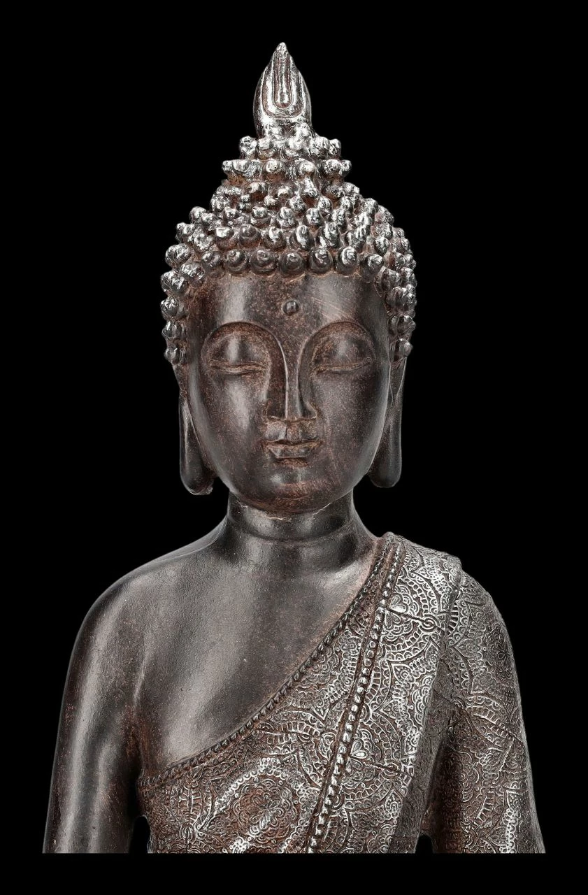 Buddha Teelichthalter - Verziert Braun – Bild 8