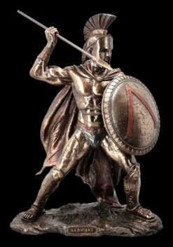 Leonidas I. Figur Groß Kämpfend - König Von Sparta