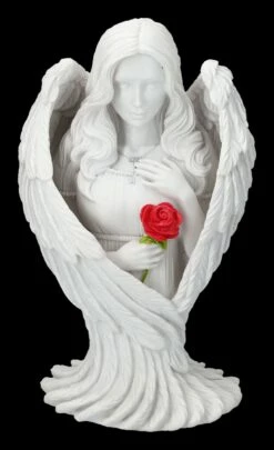 Engelfigur - Angel Blessing Mit Rose Groß