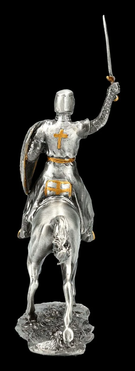 Zinn Figur - Ritter Mit Pferd Und Schwert – Bild 7