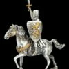 Zinn Figur - Ritter Mit Pferd Und Schwert