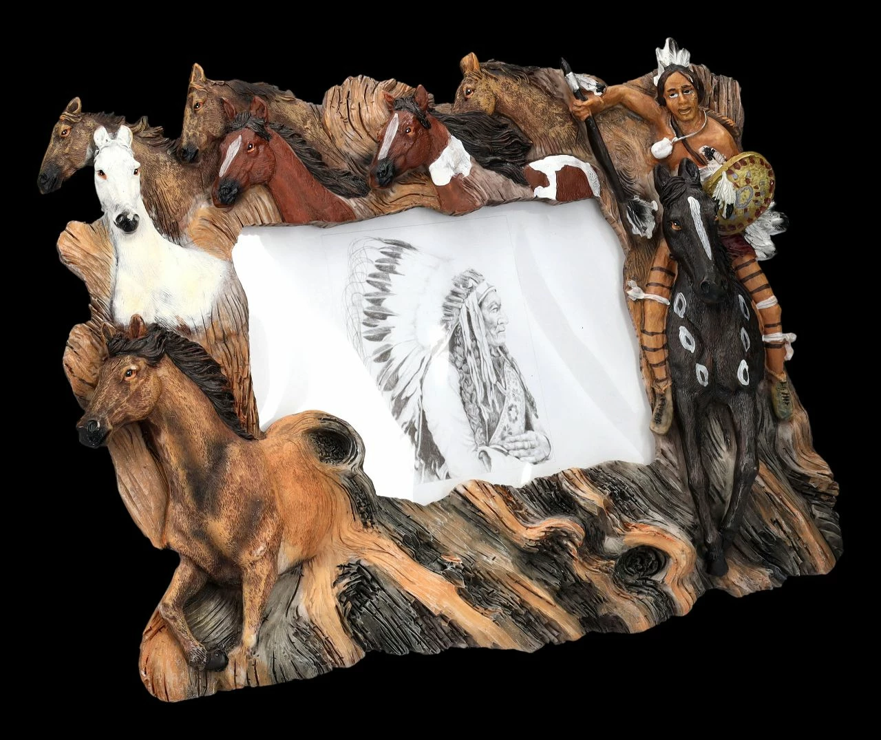 Bilderrahmen Western Mit Pferden – Bild 2