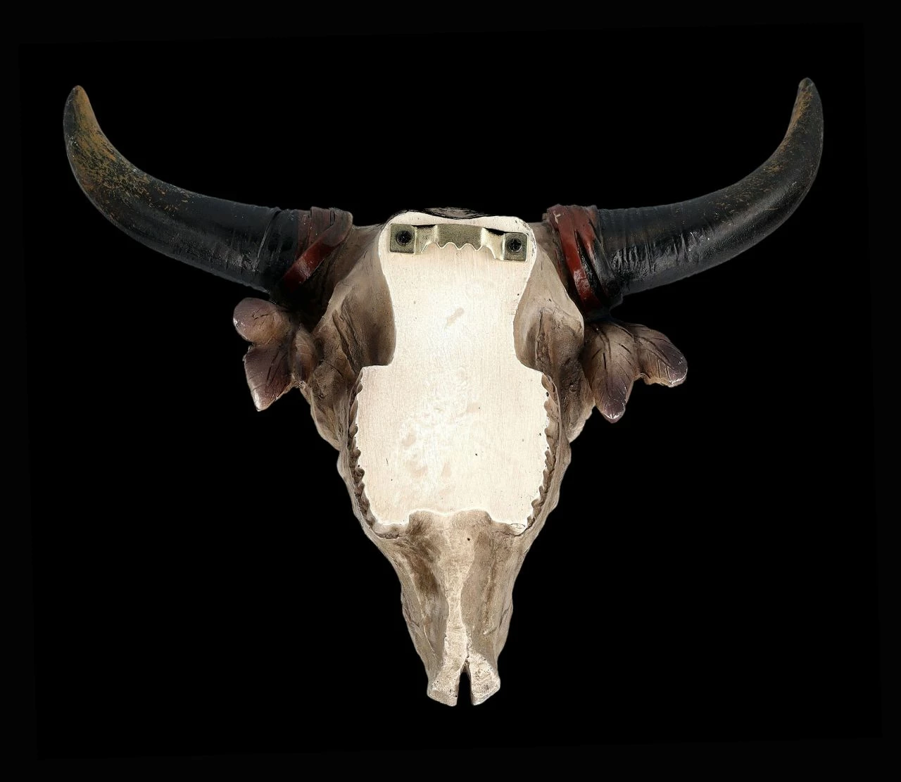 Wanddeko - Bison Totenkopf Mit Kriegsbemalung – Bild 5