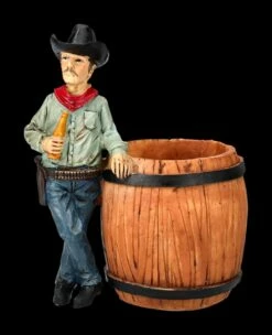 Stiftebecher Western Mit Cowboy Figur