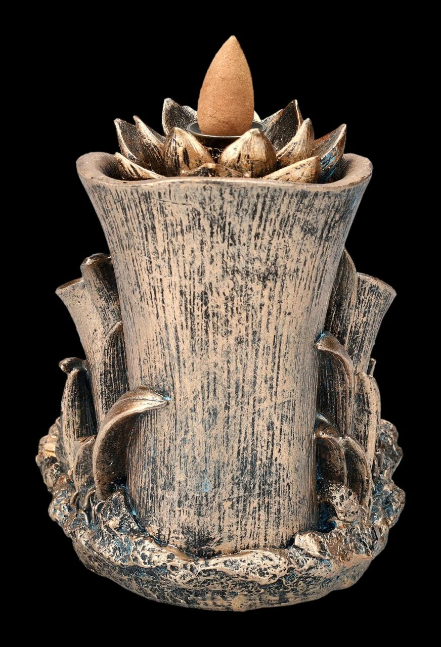 Backflow Räucherhalter - Ganesha Mit Lotus – Bild 4