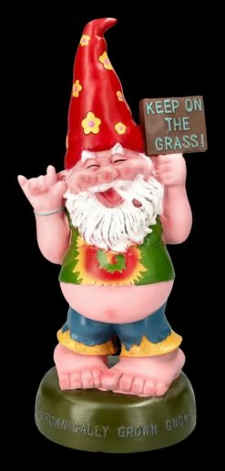 Gartenzwerg Figur - Hippie Gnom Kiffer