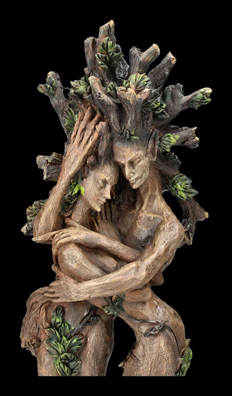 Baum Ent Figur - Liebespaar Umarmt Sich – Bild 7
