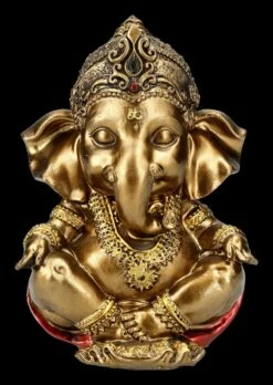 Ganesha Figur Klein Meditiert