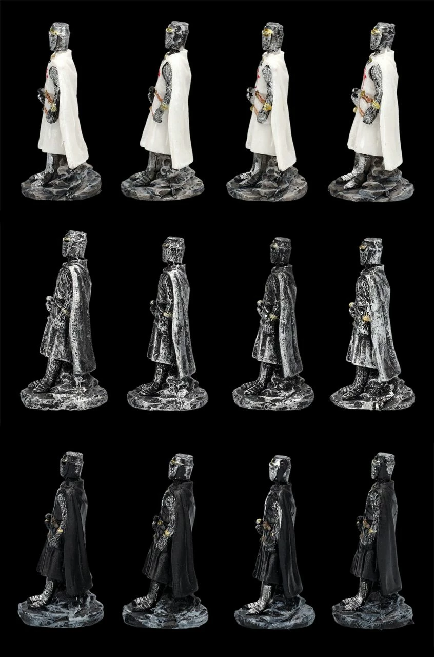Ritterfiguren - Kreuzritter 12er Set Bunt 4,5 Cm – Bild 7