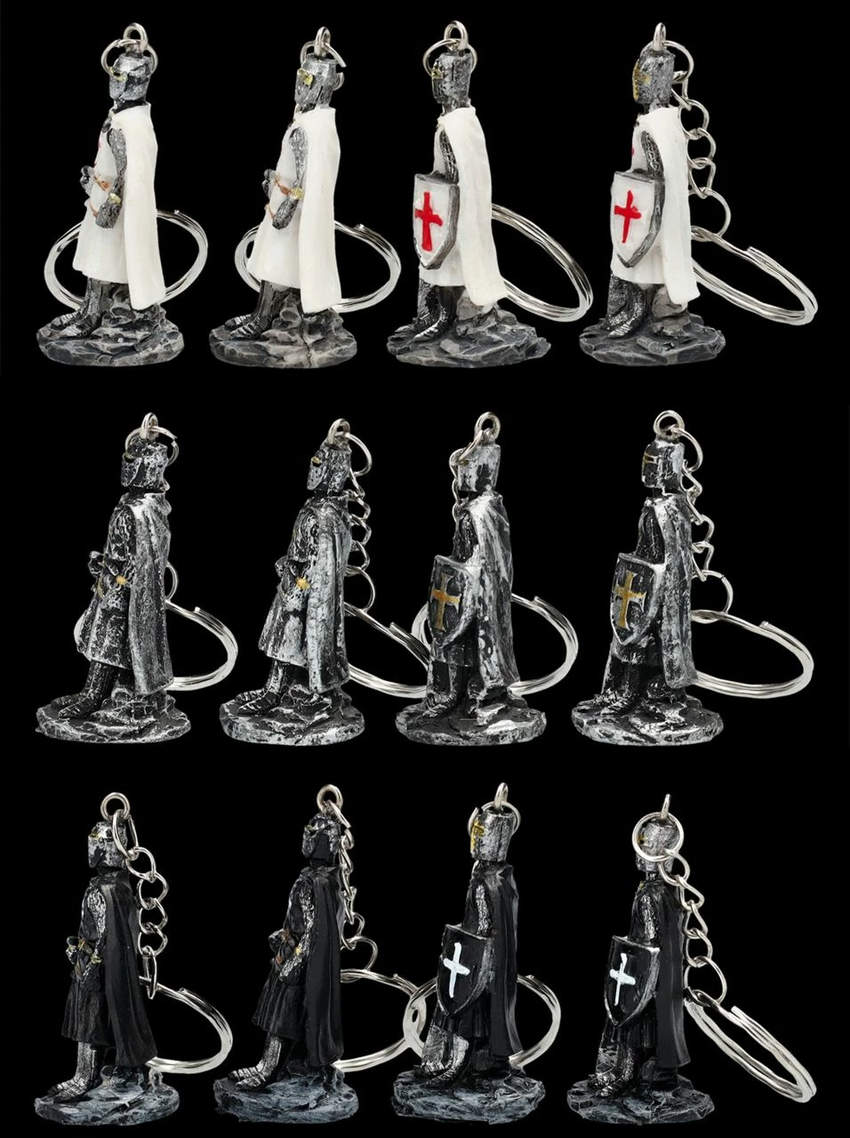Schlüsselanhänger - Kreuzritter 12er Set – Bild 2